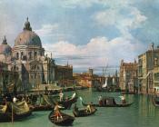 卡纳莱托 : The Grand Canal and the Church of the Salute